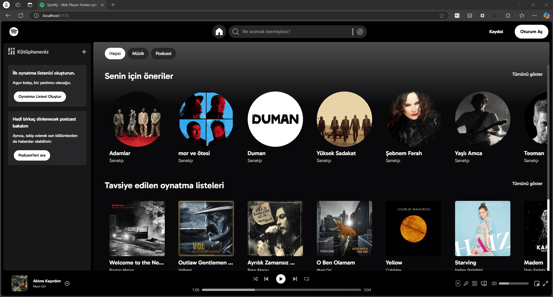 Spotify Clone